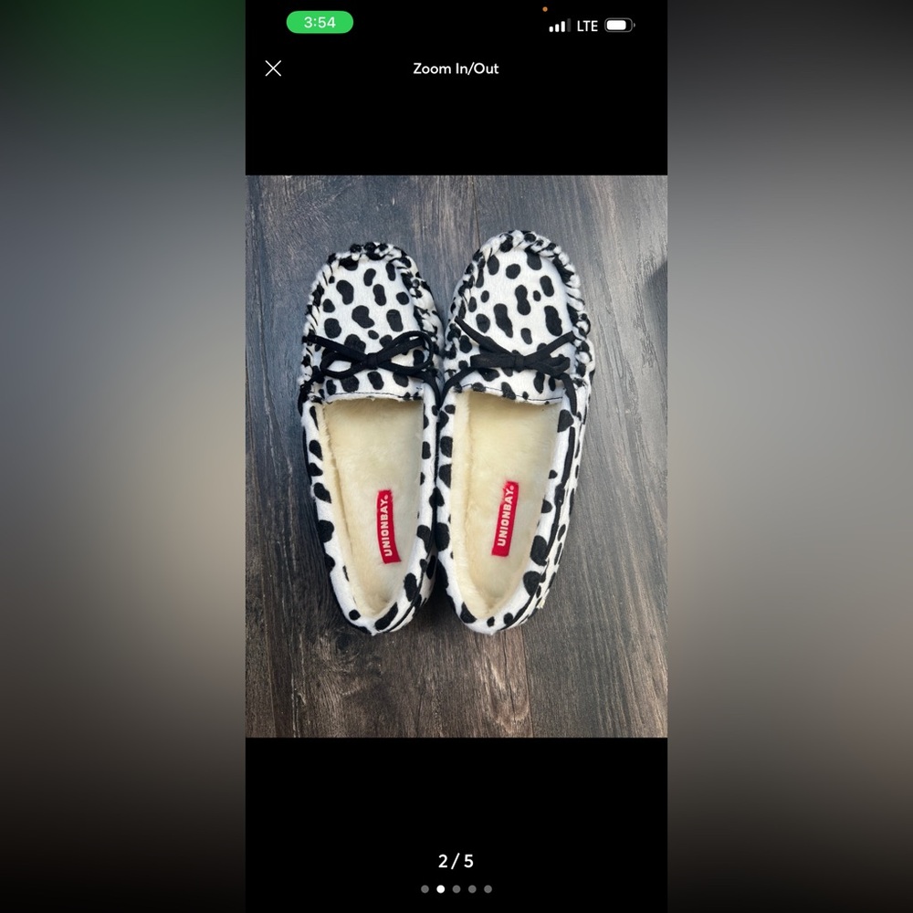 Unionbay RARE Black and White Polka Dot Moccasins Sz 9 NIB - Picture 2 of 5